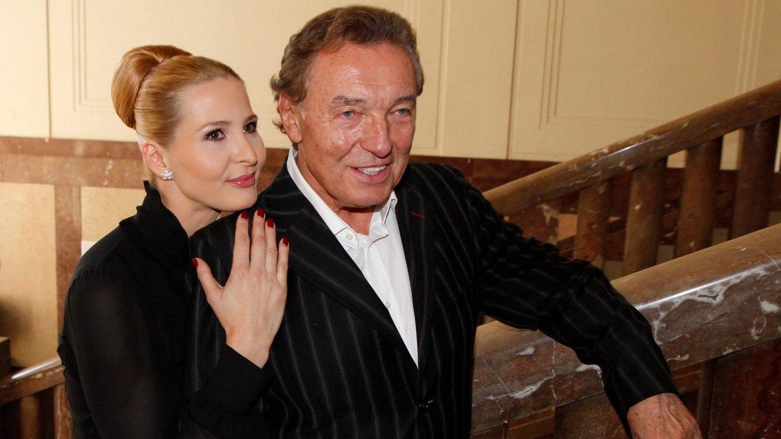 Ivana Gottová na snímke so svojím manželom Karlom Gottom