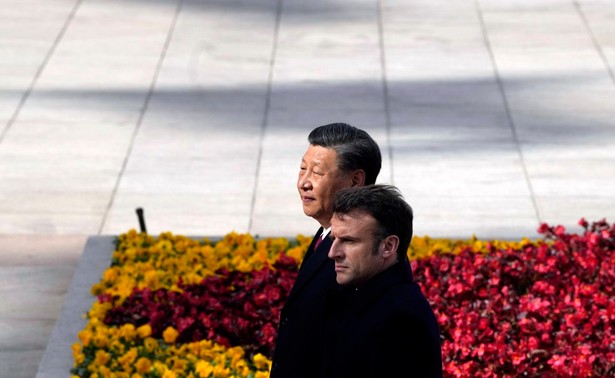 Xi Jinping i Emmanuel Macron