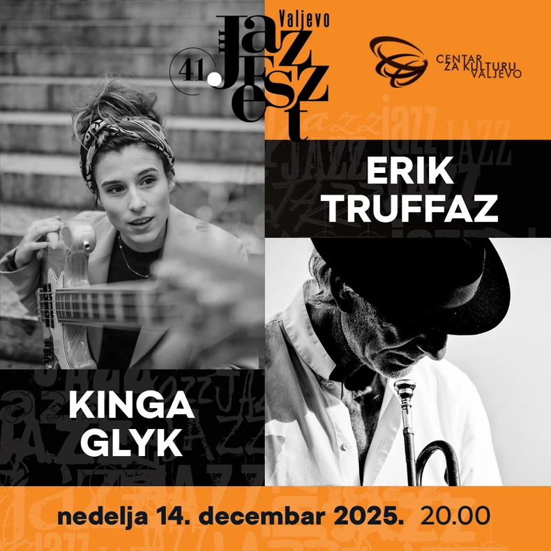 Od internacionalnih umetnika, na ovogodišnjem džez festu u Valjevu nastupaju Kinga Glyk i Erik Trufazz