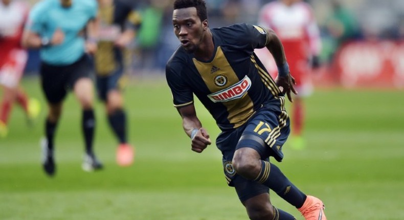 C.J. Sapong of Philadelphia Union scored in the 74th, 81st and 85th minutes to take his season total to seven and give Philadelphia their first regular-season win since August