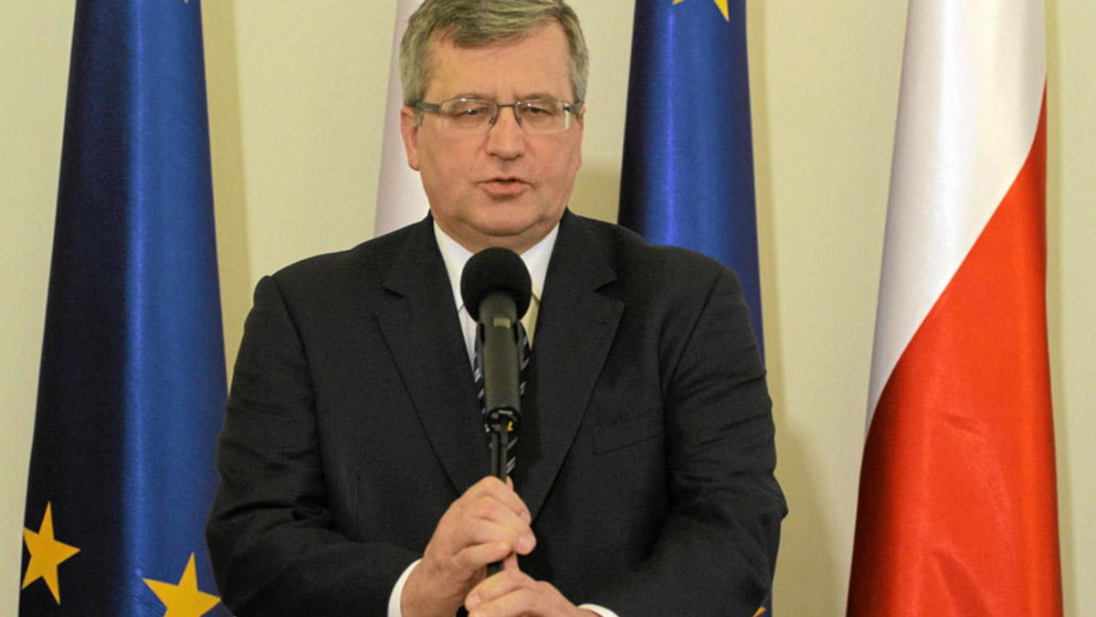 Prezydent Bronisław Komorowski opowiada się za ujednoliceniem nadzoru nad energetyką.