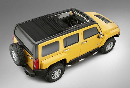 Hummer H3 Open Top: safari w Detroit