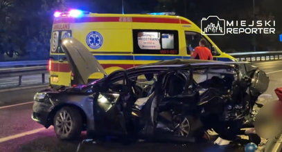 Tragedia na Trasie Łazienkowskiej. Uderzyli w auto z rodziną. Nikt się nie przyznaje