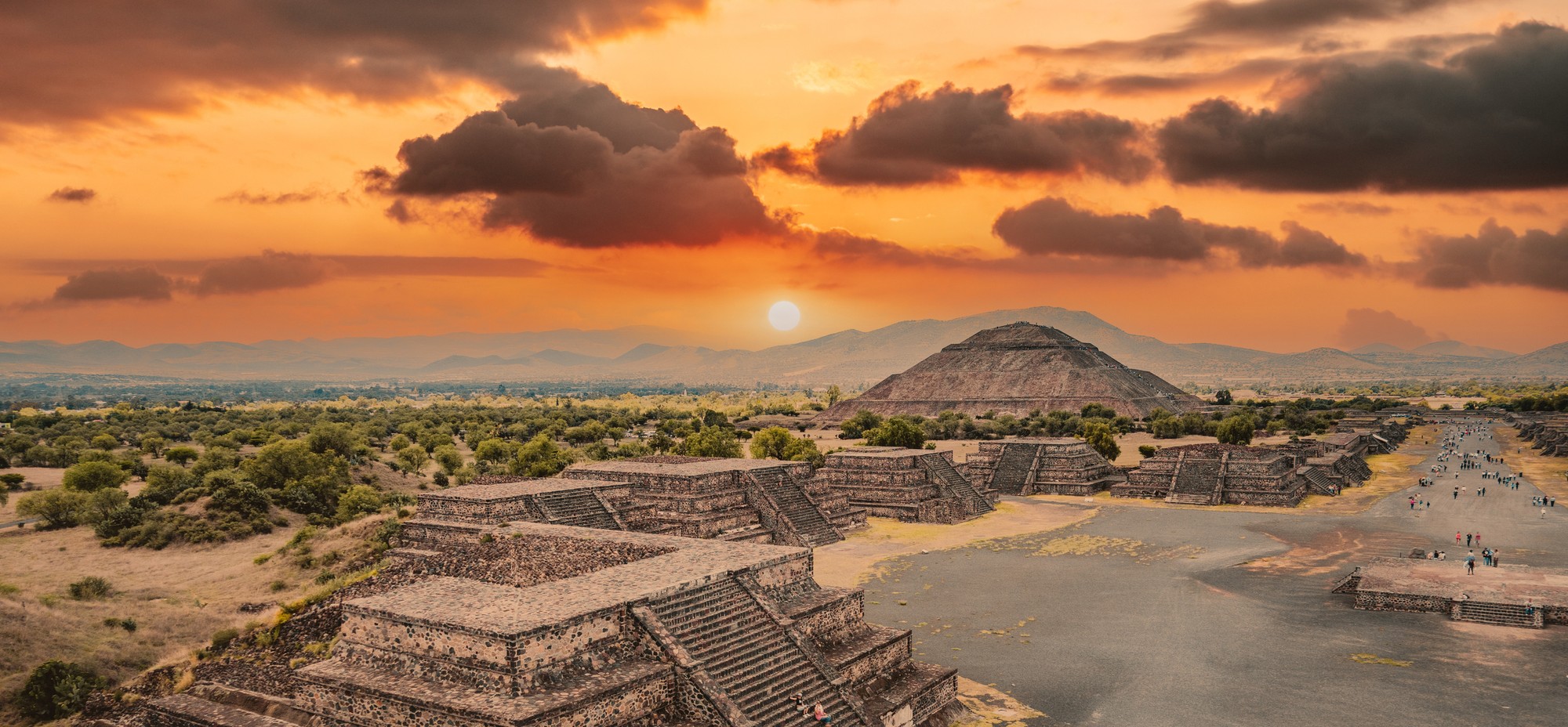 Pyramída Slnka, ktorú Mayovia využívali na astronomické účely.