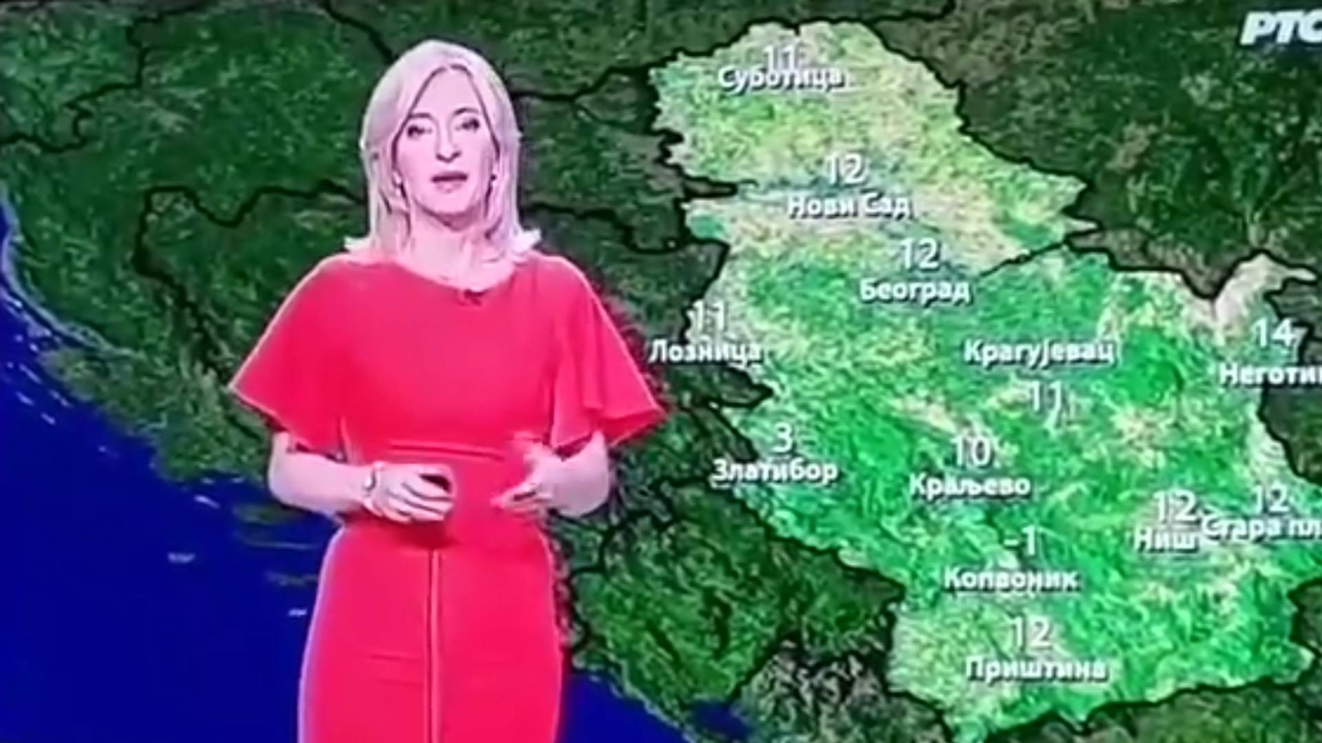 Kako je RTS u vremensku prognozu uglavio hvalospev o vlasti