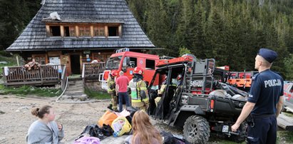 Pożar schroniska w Tatrach. Z ogniem walczyli turyści