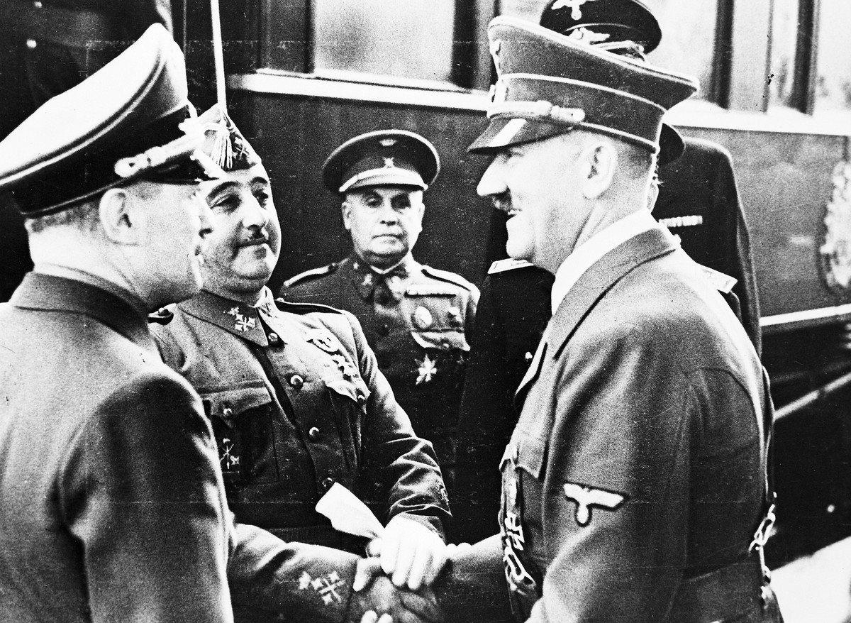 Generał Franco i Adolf Hitler