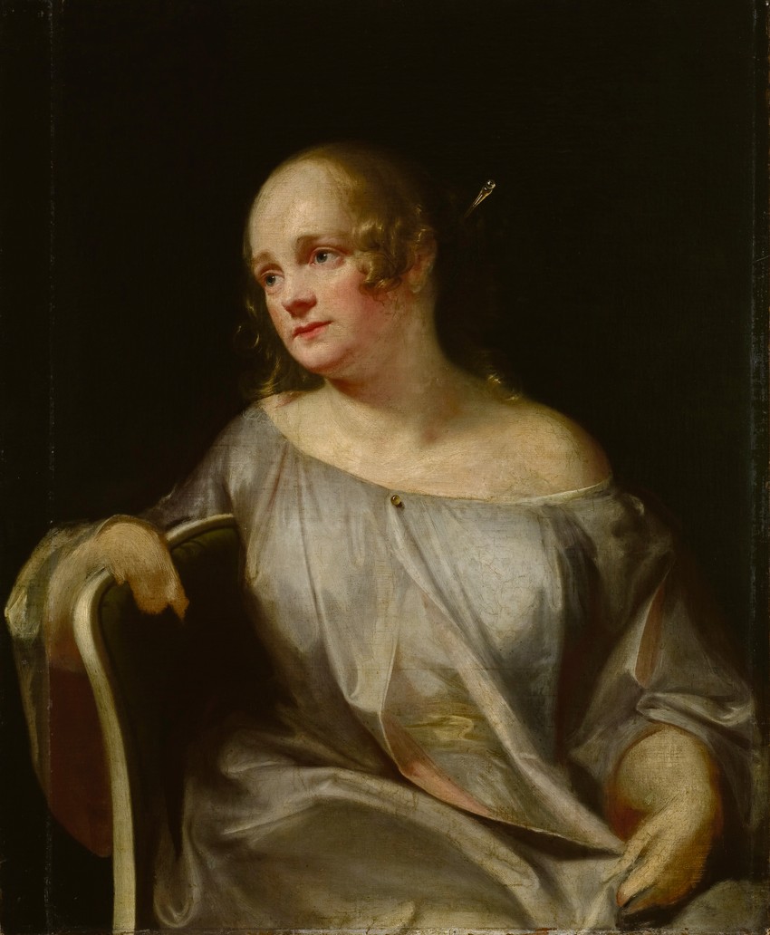 KONSTANTIN DANIL, PORTRET UMETNIKOVE SUPRUGE, 1840.