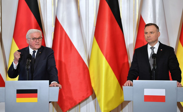 Frank-Walter Steinmeier i Andrzej Duda