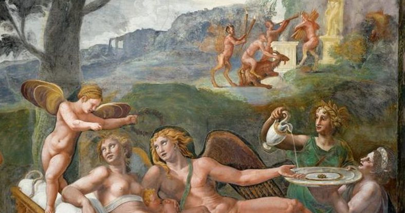 Fragment fresku Giulio Romano