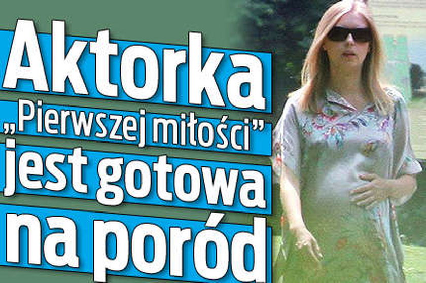 Aktorka "Pierwszej miłości" jest gotowa na poród