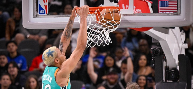 Jeremy Sochan rzucił 18 punktów. 33. porażka San Antonio Spurs [WIDEO]