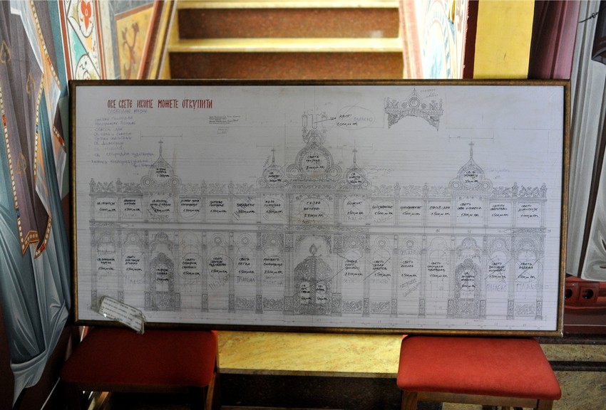 Plan manastira kod Bijeljine