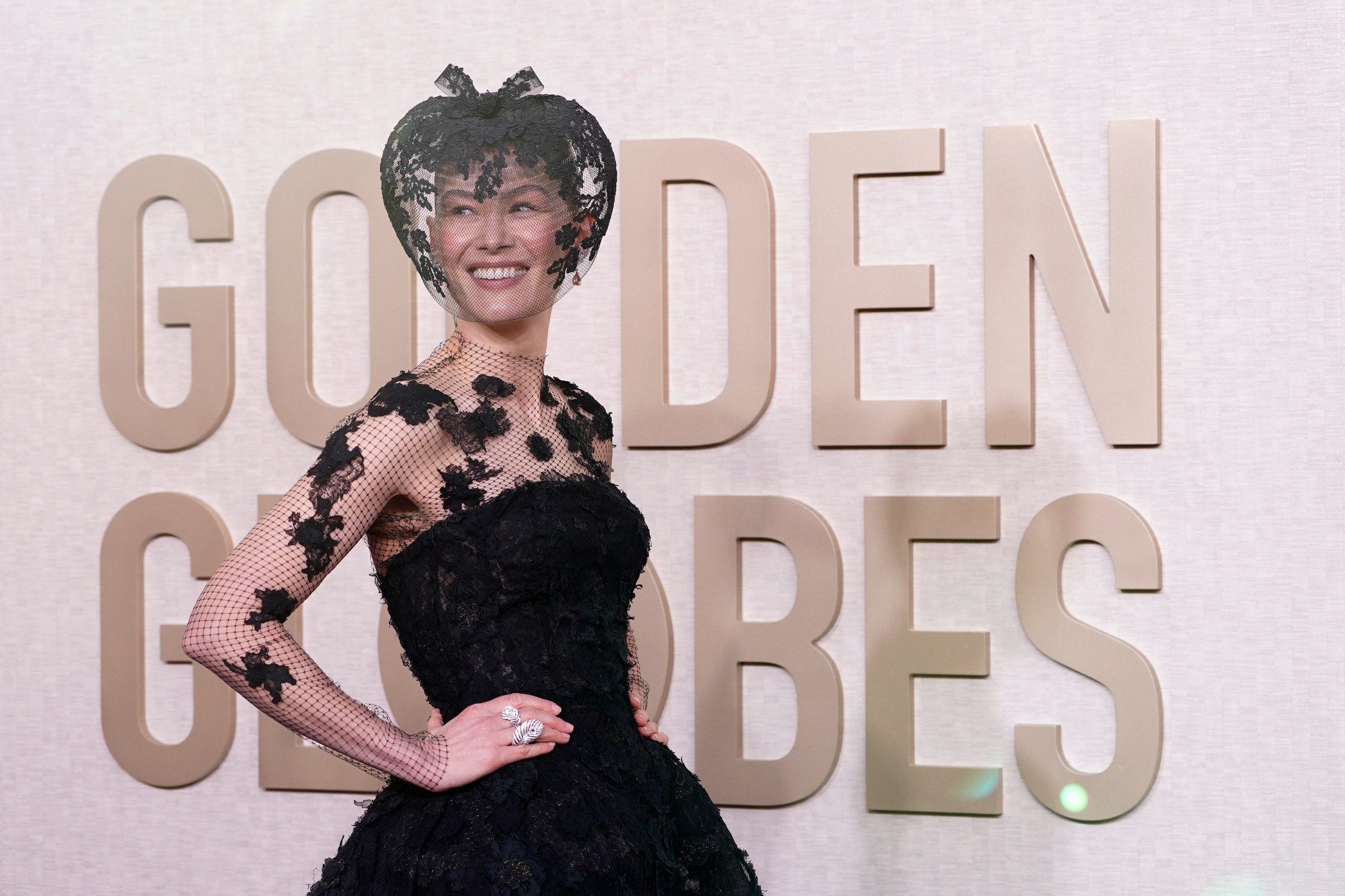 Herečka Rosamund Pike.
