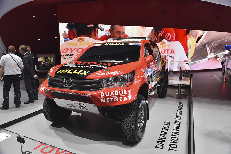 Toyota Hilux zdobyła miejsce na podium Rajdu Dakar 2016