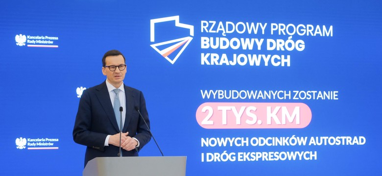 "To największy w historii Polski program budowy dróg. Wart 290 mld zł"