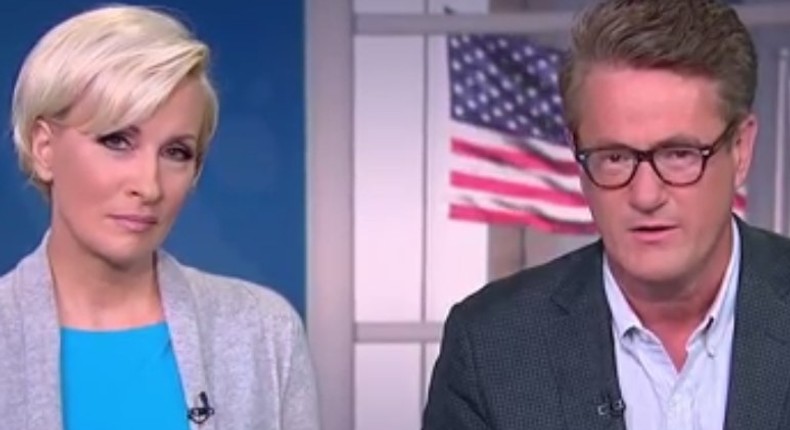 Joe Scarborough and Mika Brzezinski on Morning Joe.