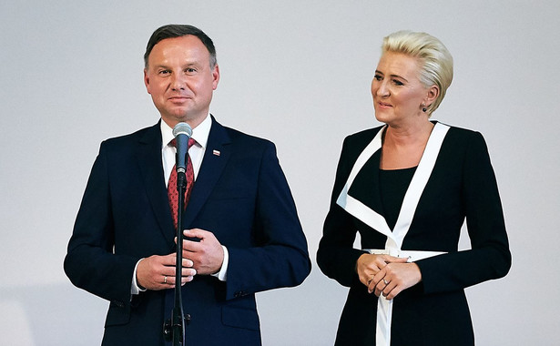 Andrzej Duda z małżonką