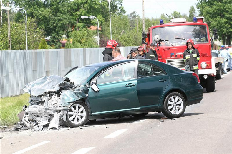 Wypadek na krajowej 7 - Glinojeck