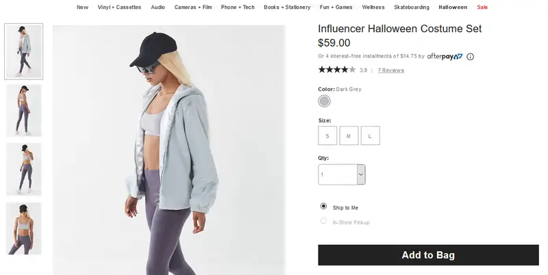 Halloween 2018 - strój influencerki