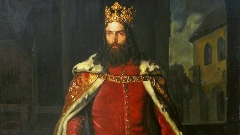 Leopold Löffler - Portret Kazimierza III Wielkiego (domena publiczna)