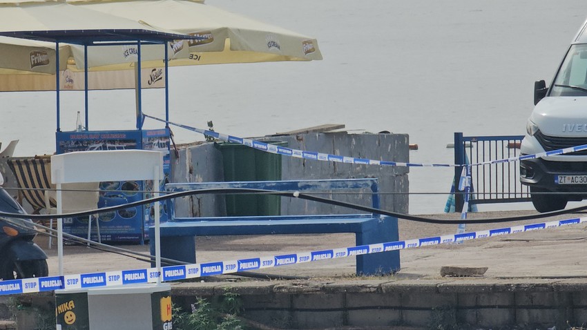 Mesto ubistva na Slovenskoj plaži u Budvi