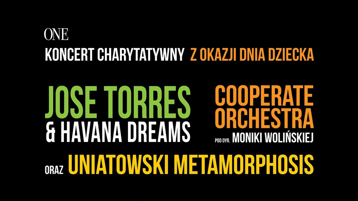 31 maja o godzinie 19:00 w Sali Ziemi Międzynarodowych Targów Poznańskich w Poznaniu odbędzie się koncert charytatywny z okazji Dnia Dziecka, zorganizowany dla Fundacji Mam Marzenie. Z tej okazji na scenie zagrają: Jose Torres &amp; Havana Dreams, Cooperate Orchestra pod dyrekcją Moniki Wolińskiej oraz Uniatowski Metamorphosis.