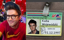 Kuba Wojewódzki pokazał swoją wejściówkę do TVP: Też tam kiedyś byłem, ale ...