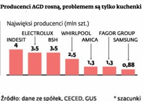 Najwięksi producenci AGD