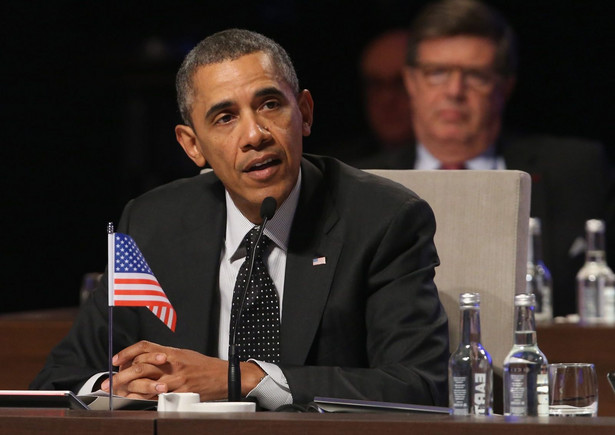 Barack Obama podczas szczytu w Hadze, EPA/SEAN GALLUP / POOL Dostawca: PAP/EPA.