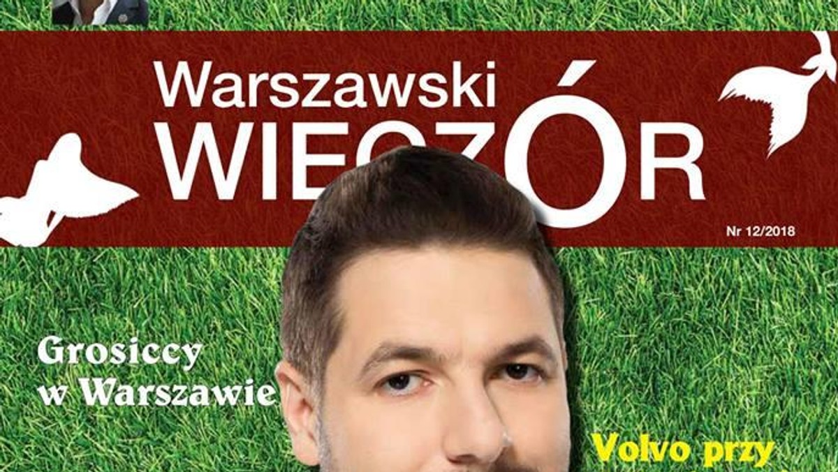 Patryk Jaki na okładce gazety Warszawski Wieczór.