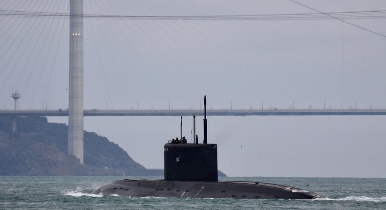 The Rostov-on-Don submarine.REUTERS/Yoruk Isik