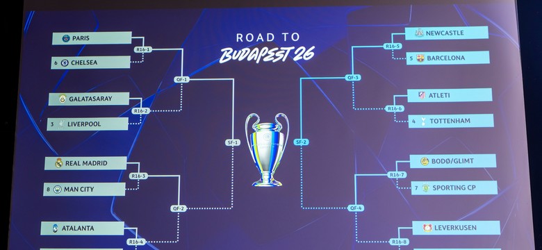 Lewandowski i Szczęsny trafili na Newcastle. Real Madryt kontra Manchester City hitem 1/8 finału Ligi Mistrzów