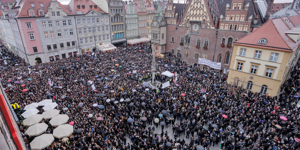 Czarny Protest we Wrocławiu