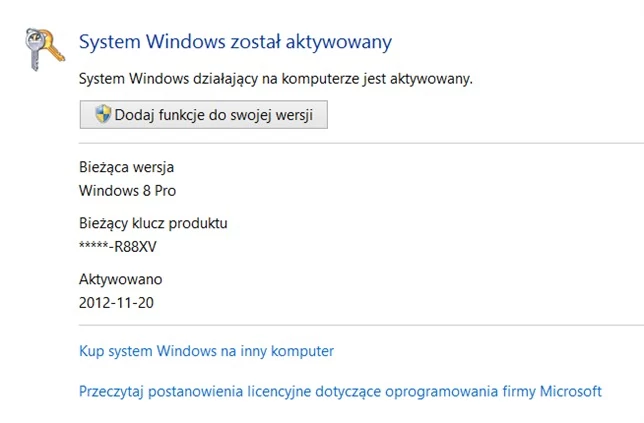 Windows 8 | Windows 8: klucz produktu zaszyty w BIOS-ie. Ułatwienie czy  utrudnienie?