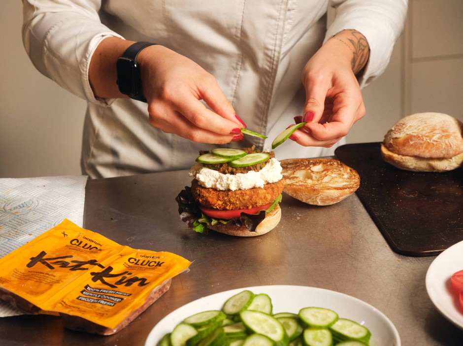 Gourmet burger od hrane za mačke