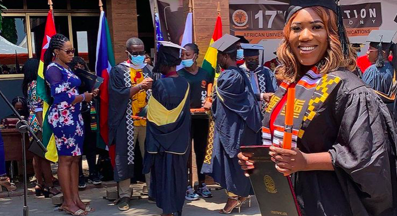 Victoria Lebene bags Bachelor's degree