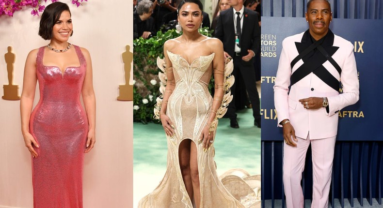 America Ferrera, Mona Patel, and Colman Domingo attended red-carpet events in 2024.Arturo Holmes/Getty Images, Marleen Moise/Getty Images, Frazer Harrison/Getty Images