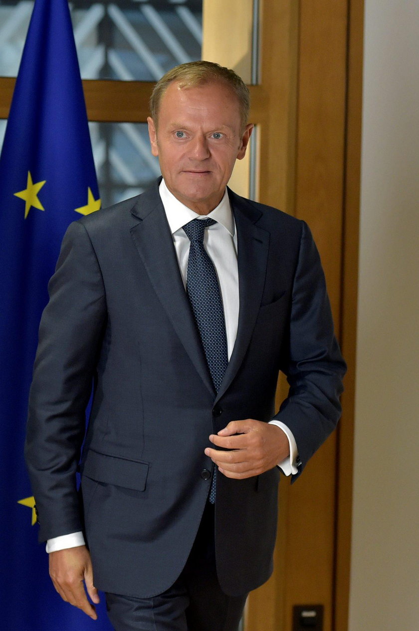 European Council President Tusk meets with Sweden's PM Lofven in Brussels