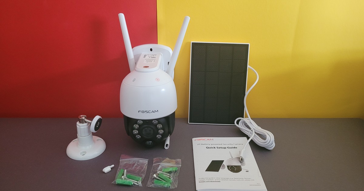 Pil, güneş paneli ve Wi-Fi ile kablosuz PTZ gözetleme kamerası Foscam B4 testte