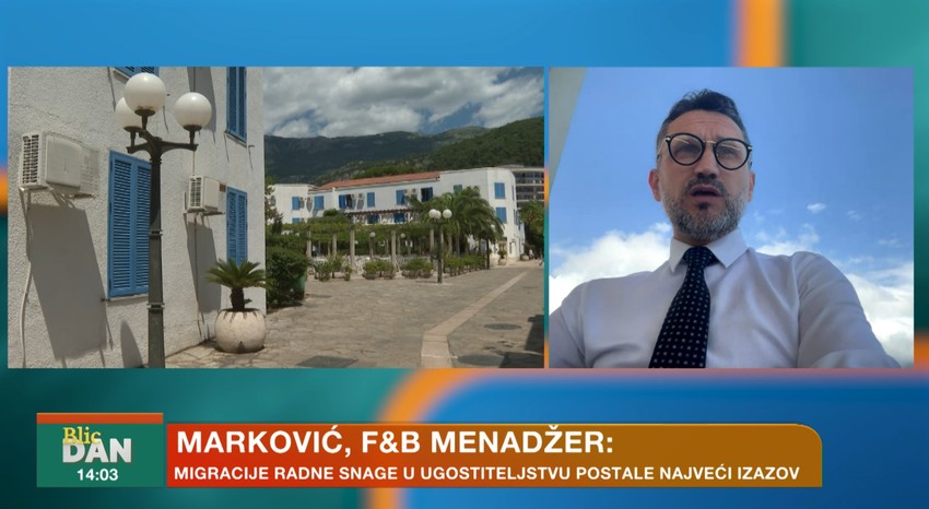 Vladimir Marković, Crna Gora, sezonski posao