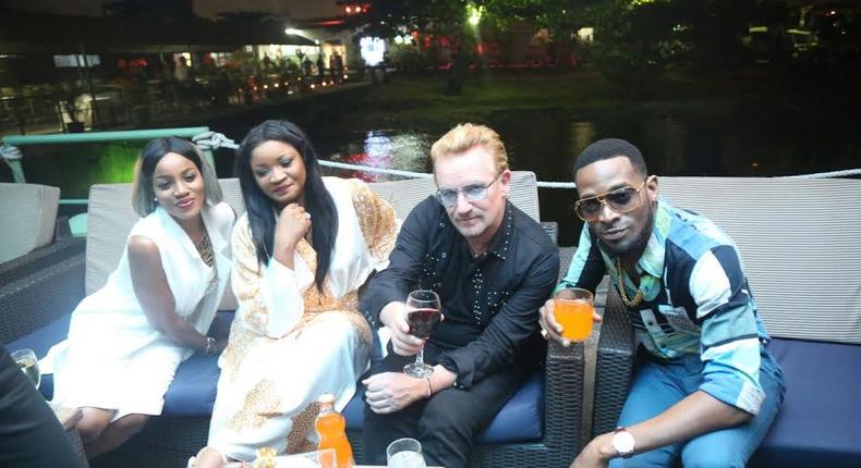 Seyi Shay, Omotola Jalade-Ekeinde, D'banj, Bono