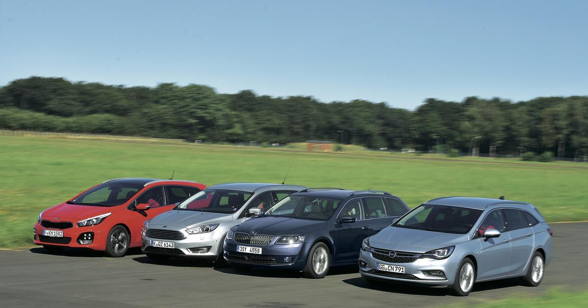 Ford Focus kontra Kia cee'd, Opel Astra i Skoda Octavia