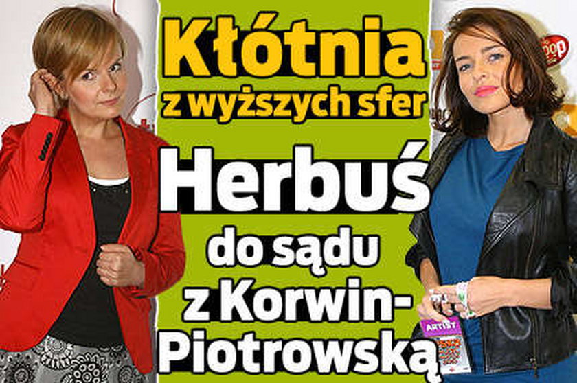 Herbuś pozywa za "lachona"?