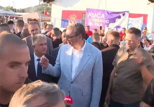 Aleksandar Vučić na manifestaciji "Belmužijada" u Svrljigu