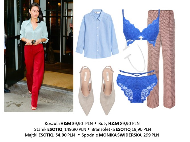 STYLIZACJE inspirowane zestawami Mili Kunis