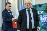 Mariusz Błaszczak i Jarosław Kaczyński