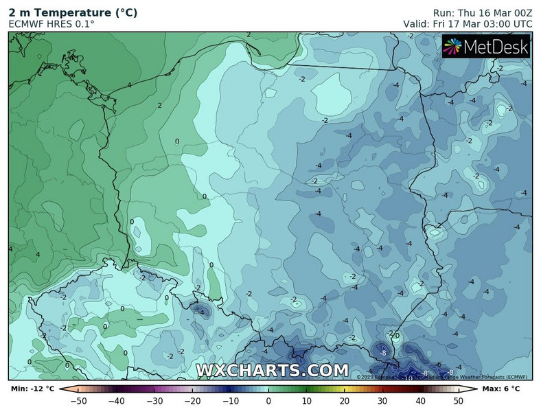 W wielu regionach pojawi się jeszcze mróz.