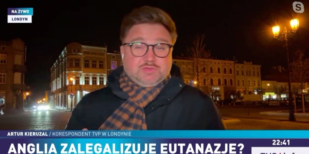 Artur Kieruzal nadawał z Kępna, a nie z Londynu.