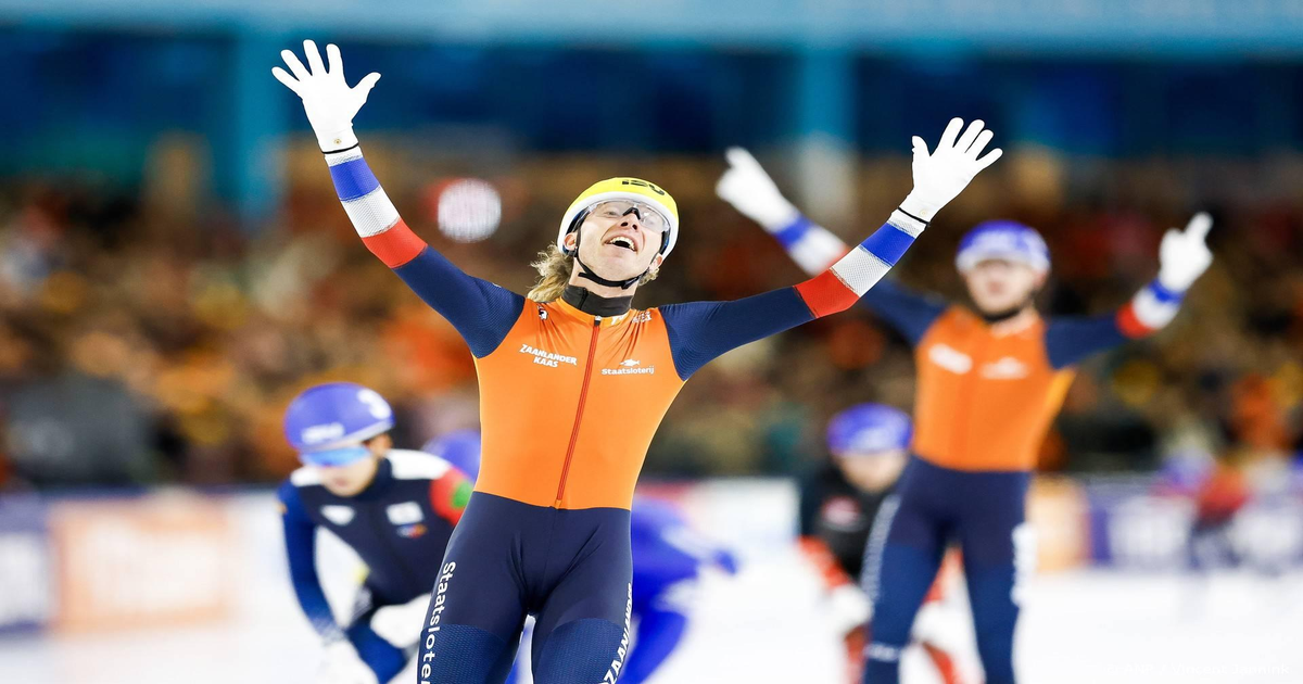 Kok-pakt-vijfde-500m-zege-op-rij-een-volledig-Oranje-podium-in-Thialf